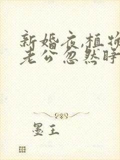 新婚夜,植物人老公忽然睁开眼电子书