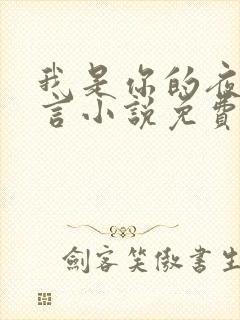 我是你的夜色无言小说免费阅读全文