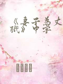 《妻子为丈夫升职》中字