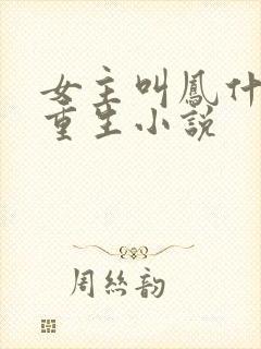 女主叫凤什么的重生小说