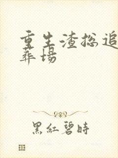 重生渣总追妻火葬场