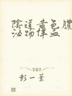 阴道黄色脓状分泌物伴血