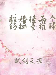 离婚后两个孩子的抚养权归谁