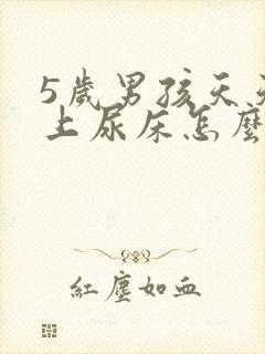 5岁男孩天天晚上尿床怎么办