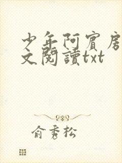 少年阿宾房东全文阅读txt