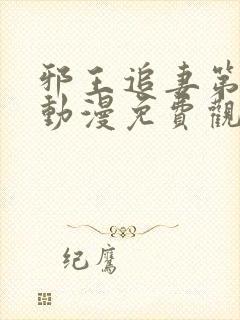 邪王追妻第一季动漫免费观看