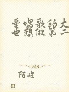 爱唱歌的大姐姐也想做第二季