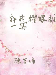 许我耀眼离婚哪一集