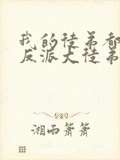 我的徒弟都是大反派大徒弟