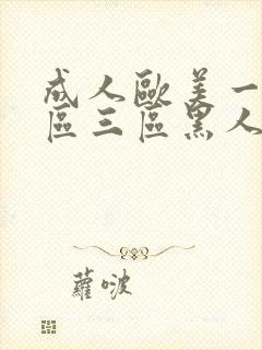 成人欧美一区二区三区黑人