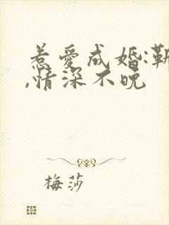 惹爱成婚:靳少,情深不晚