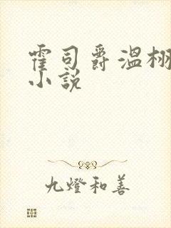 霍司爵温栩栩的小说