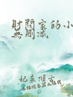 财阀家的小儿子无删减