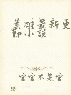 叶雄最新更新章节小说