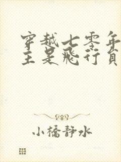 穿越七零年代男主是飞行员的小说