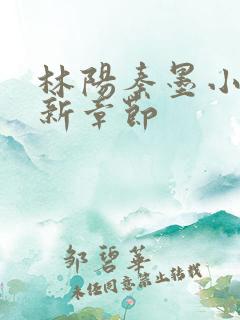 林阳秦墨小说最新章节