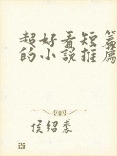 超好看短篇言情的小说推荐