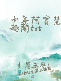 少年阿宾慧钰笔趣阁txt