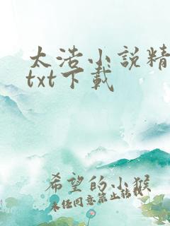 太浩小说精校版txt下载