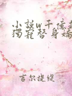 小说w千亿总裁独宠替身娇妻》