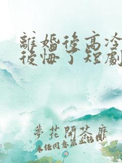 离婚后高冷女神后悔了短剧