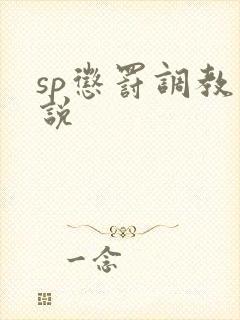 sp惩罚调教小说
