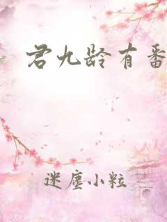 君九龄有番外吗