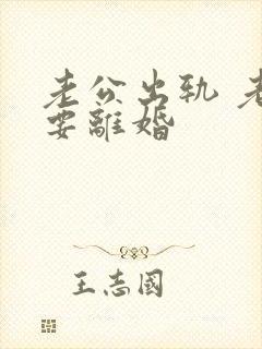 老公出轨 老婆要离婚