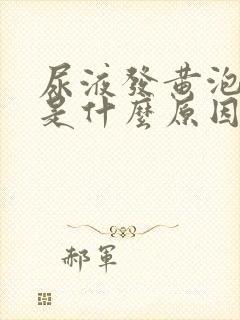 尿液发黄泡沫多是什么原因啊