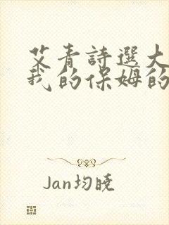 艾青诗选大堰河我的保姆的意象