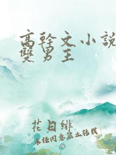 高干文小说推荐双男主