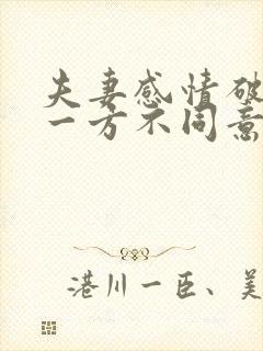 夫妻感情破裂,一方不同意离婚怎么办