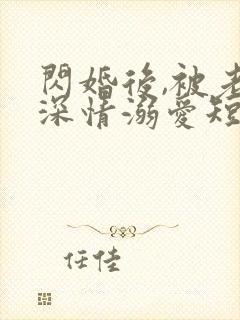 闪婚后,被老公深情溺爱短剧电视