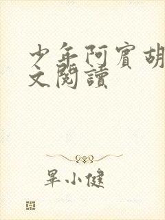 少年阿宾胡太全文阅读