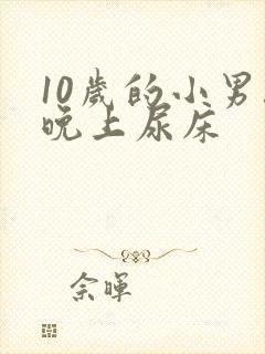 10岁的小男孩晚上尿床