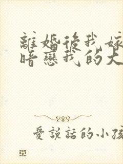 离婚后我嫁给了暗恋我的大佬免费阅读