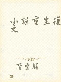 小说重生复仇爽文