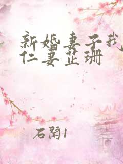 新婚妻子我爱曹仁妻芷珊