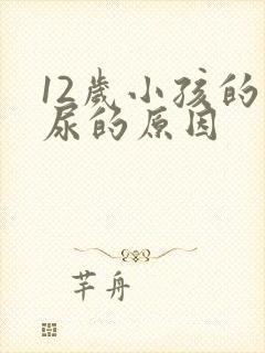 12岁小孩的遗尿的原因