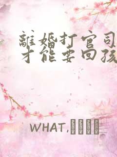 离婚打官司怎样才能要回孩子抚养权