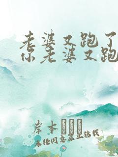 老婆又跑了少帅你老婆又跑了