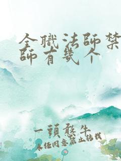全职法师禁咒法师有几个