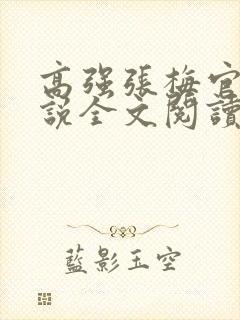 高强张梅官场小说全文阅读