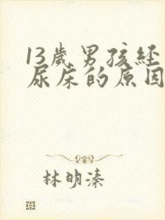 13岁男孩经常尿床的原因和治疗