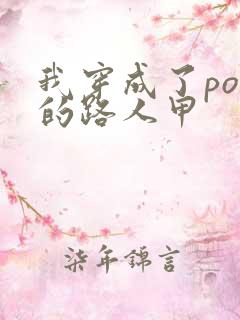 我穿成了po里的路人甲