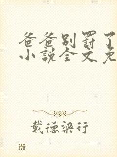 爸爸别罚了我乖小说全文免费阅读