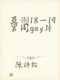 亚洲18—19男同gay片