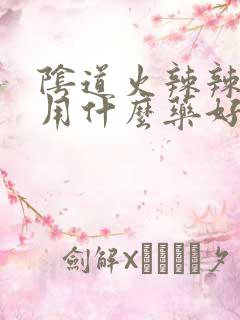 阴道火辣辣的疼用什么药好