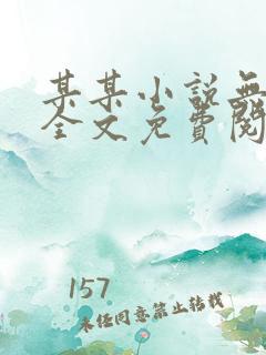 某某小说无弹窗全文免费阅读