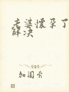 老婆怀孕了怎么解决